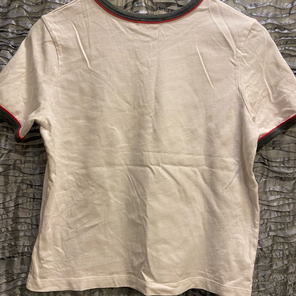 Zara Mickey Mouse Tee with Red and Black Trim Size M pre-owned - Picture 2 of 6